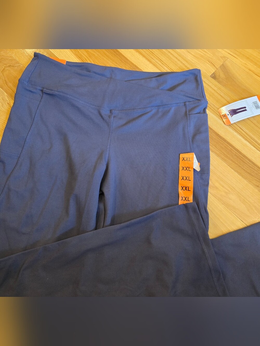 Jockey Crossover Waist Flared Yoga Pants Pockets XXL New